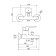 Bath mixer Zipponi Zen, 1-crap, with manual watering cub in the kit, color chromium