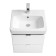 Tumbling under the Aquaton Sky Pro sink, 60 cm, white gloss color