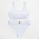 Swimsuit female separate minku color white, size 46