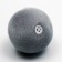 Velvet toy with a squeak "Smile", 4 cm, gray