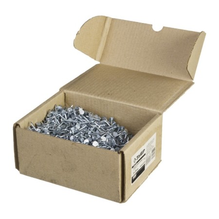 Nails with a large secret head "bison master", 3 × 25 mm, galvanized, in a package of 5 kg-3