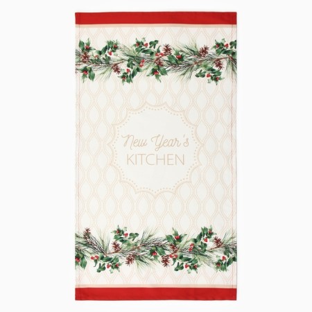 Ethel towel "Christmas Wreath" 40x73 cm, 100% cotton, sarzha 190 g/m2-2