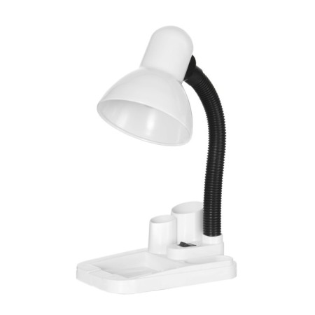 Table lamp UT-220 on a stand, with a pencil case, 1x60W E27 white, h = 31 cm-11