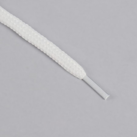 Shoes for shoes, steam, flat, 6 mm, 90 cm, packing 25 pcs, white color-2