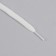 Shoes for shoes, steam, flat, 6 mm, 90 cm, packing 25 pcs, white color