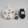 Garland "thread" 100 m dew, IP44, silver thread, 1000 LED, glow of multi, 18 V