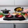 Infrared tile KitFort KT-169, 1250/1250 W, 2 burners, black