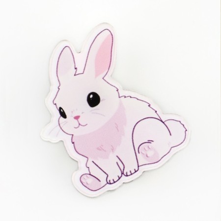 Hair hairpin "Bunny", 3.2 x 3.9 x 1 cm-1