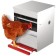 Bunker feeder for poultry 6 kg, pedal, galvanized steel, Safeed