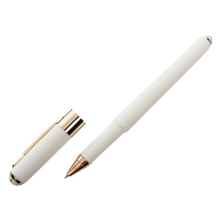 Ballic handle, 0.5 mm, BrunovisConti Monaco, blue rod, Soft Touch body white, in case-2