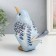 Polystone souvenir "Bird, blue snowflakes" 18.5x10x17 cm