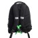 School backpack, 39 x 28 x 20 cm, Grizzly, ergonomic back, laptop department, black