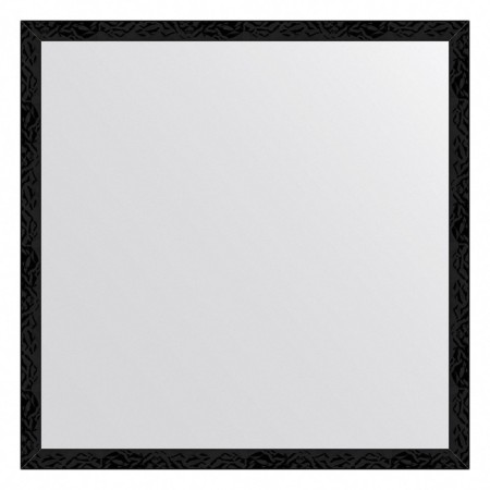 EvoForm mirror in the baguette frame, 32 mm, 69x69 cm, color black dunes