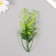 Artificial plant for creativity "Iglitsa with flowers" set 6 pcs green 12.5 cm