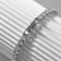 Bracelet with rhinestones "ice" luxury, circles, white color in silver