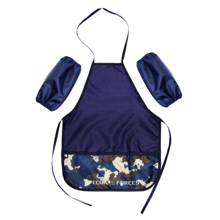 Apron for labor + sleevens, 485 x 395/250 x 160 mm, height 116-146 cm, calligrata, "camouflage"-5