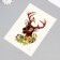 Tattoo on the body color "Deer with a bird" 26.2x14.5 cm