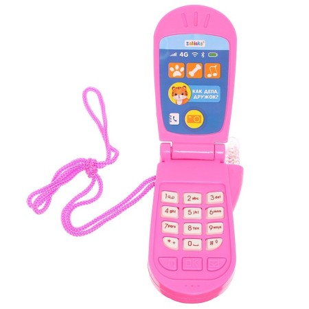 Musical phone "Friends", sound effects, works from batteries, mix-1