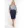 Female blouse, size 74, blue color