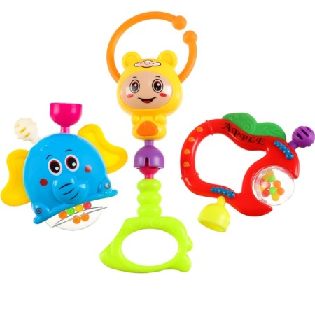 A set of rattles “Gather me”, 5 pcs, bright colors, crumb me-3