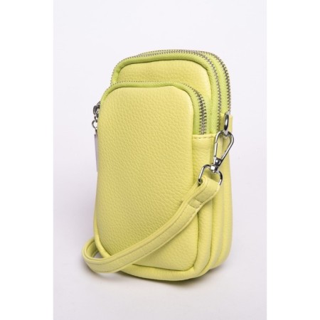 Cross-Body Bag, eco-leather, Ludor lemon, 11x5x19 cm-1