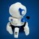 Cosmic robot, radio control, programmable, light, sound