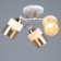 Adelela chandelier 3he27 40W white-gold 44x44x24 cm Bayerlux