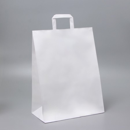 Crafts, white, flat handle, 32 x 18 x 43 cm 70 g/m2