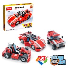 Designer Racing machine Brick Architect, 23 in 1, 278 details, 6+