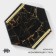 Magistro Marble marble tray, 25 × 29 cm, black color