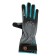 Polyester gloves, no coating, with dots, size 8, gray, Gardena
