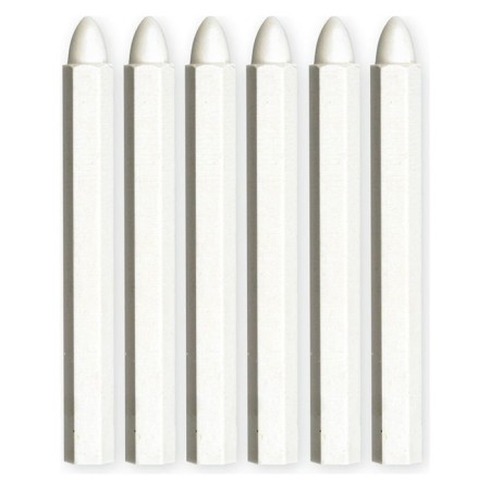 A set of wax pencils Encor 3687, white, 12 x 120 mm, 6 pcs.-1