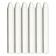 A set of wax pencils Encor 3687, white, 12 x 120 mm, 6 pcs.