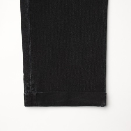 Pants women's jeans minku Selvedge Denim Black color, pr 48-14