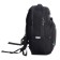 Youth backpack 43 x 27.5 x 16 cm, Grizzly, ergonomic back, laptop compartment, black