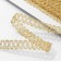 Decorative braid “Sanding clock”, 14 mm, 10 ± 1 m, gold color