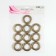 Curtains, d = 3.4/5.5 cm, 10 pcs, bronze color