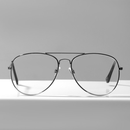 Glasses GA0498 (color: C1 silver; diopter: +1; tint: no)-2