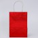 Gift Paper Package with glitter red, 15 x 8 x 21 cm