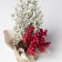 LED figure "Christmas tree in the snow", 10 × 19 × 5 cm, plastic, batteries CR2032x2, glow of white