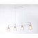 Suspended Ambrella Light, Modern, TR303242, 4HE27, white color, chrome