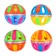 Rattle "Bright ball", color mix, crush me