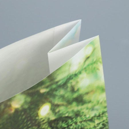 A package without handles “Happy New Year”, spruce spray, 10 x 19.5 x 7 cm, New Year-5