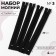 Set of lightning "Spiral", No. 3, non -proceeding, 20 cm, 4 pcs, black color