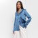Blouse Women's Silk Mist: Classic Collection p. 50, blue color