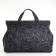 Road bag with lightning, external pocket, long belt, black color