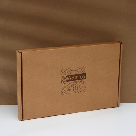 Grootboard ADELICA, 34 (+-1 cm) × 18 × 1.8 cm, birch, in a gift box-1