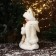 Snow Maiden "In a fur coat with beads and in a kokoshnik" moves, with a backlight, 30x18 cm, gold