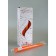 Antique candle, 2.3x 24.5 cm, 5 hours, 55 g, orange