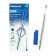 Ballpress Pensan Triball, node-bela 0.5 mm, hexagonal, blue ink blue